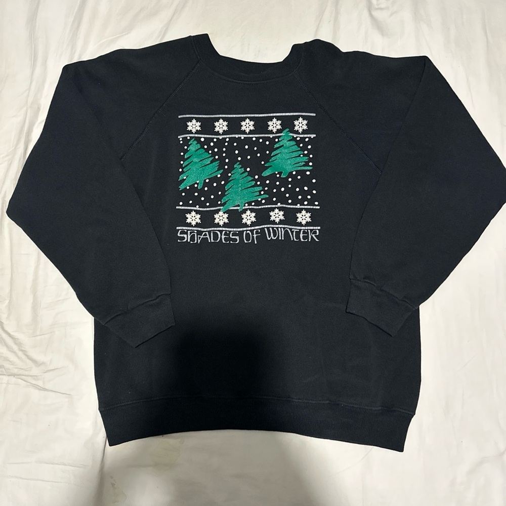 Vintage Hanes Black Crewneck Sweatshirt